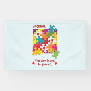 Birthday Boy Puzzle Love to Pieces Banner