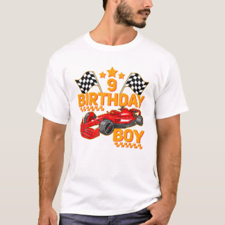 Birthday Boy Race Car Driver T-Shirt