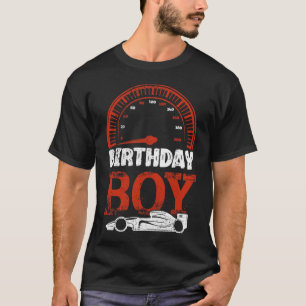 Birthday Boy Race Car Racing T-Shirt