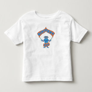Birthday Boy Robot Toddler T-shirt