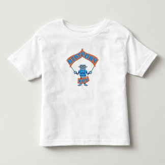 Birthday Boy Robot Toddler T-shirt