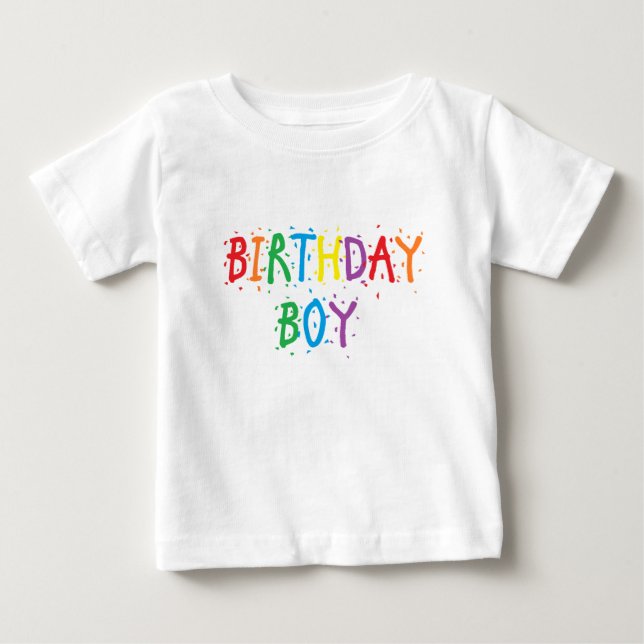 "Birthday Boy" Shirt (Front)