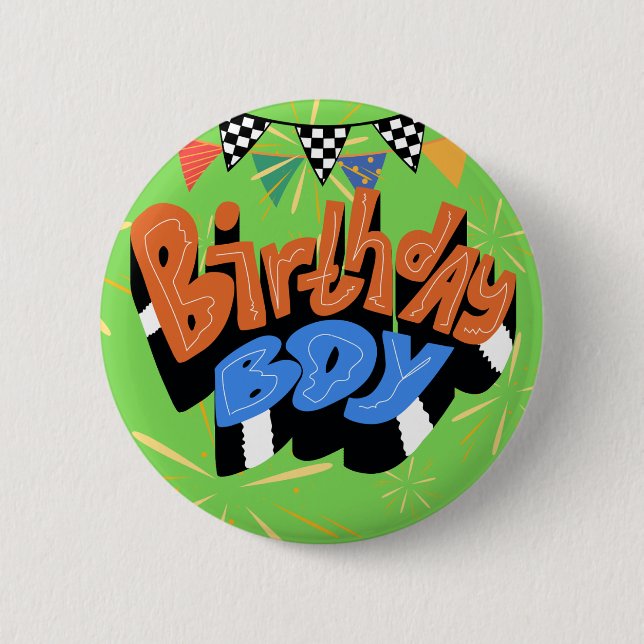 Birthday Boy Standard 2¼ Inch round Button (Front)