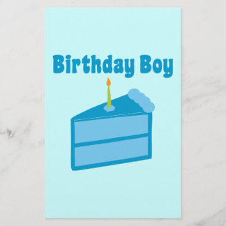 Birthday Boy Stationery
