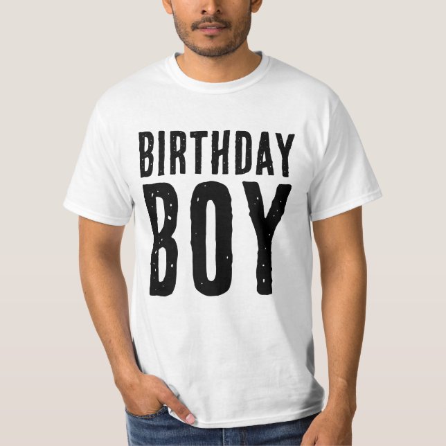BIRTHDAY BOY T-SHIRTS (Front)