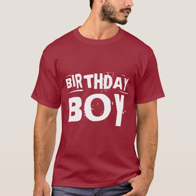 BIRTHDAY BOY T-SHIRTS (Front)