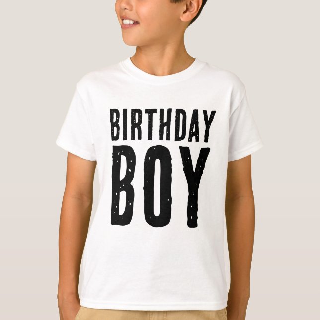 BIRTHDAY BOY T-SHIRTS (Front)