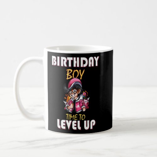 Birthday Boy Time To Level Up Video Game Birthday  Coffee Mug