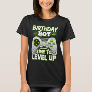 Birthday Boy Time To Level Up Video Game Birthday T-Shirt