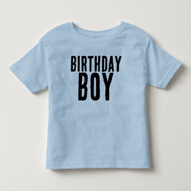 BIRTHDAY BOY TODDLER T-SHIRTS (Front)