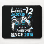 Birthday Boys Level 12 Unlocked 12 Years Old Video Mouse Pad