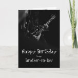 Birthday Brother Brother-in-law Fun You Rock Music Card<br><div class="desc">Birthday Greeting  Brother-in-law for Musician with Fun You Rock</div>
