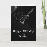 Birthday Brother Musician Fun You Rock Music Card<br><div class="desc">Birthday Greeting  Brother for Musician with Fun You Rock</div>