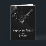 Birthday Brother Musician Fun You Rock Music Card<br><div class="desc">Birthday Greeting  Brother for Musician with Fun You Rock</div>