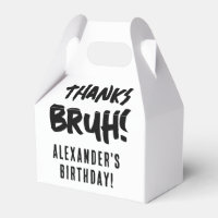 Birthday Bruh Boy's Teenager Teen Boy Thank You