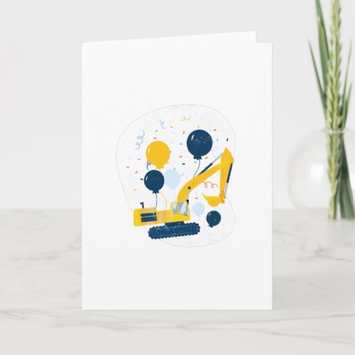 Birthday Bulldozer Card