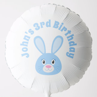 Birthday Bunny Balloon
