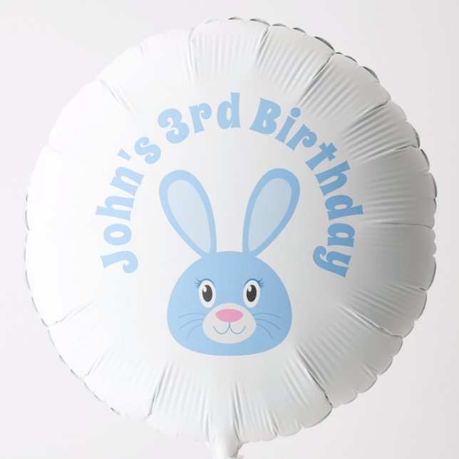 Birthday Bunny Balloon (Front)