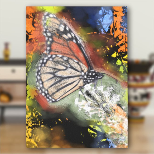 Birthday Butterfly Art Canvas Original Print (Creator Uploaded)