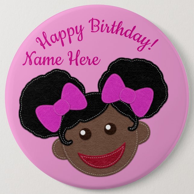 Birthday Button You Customize! (Front)