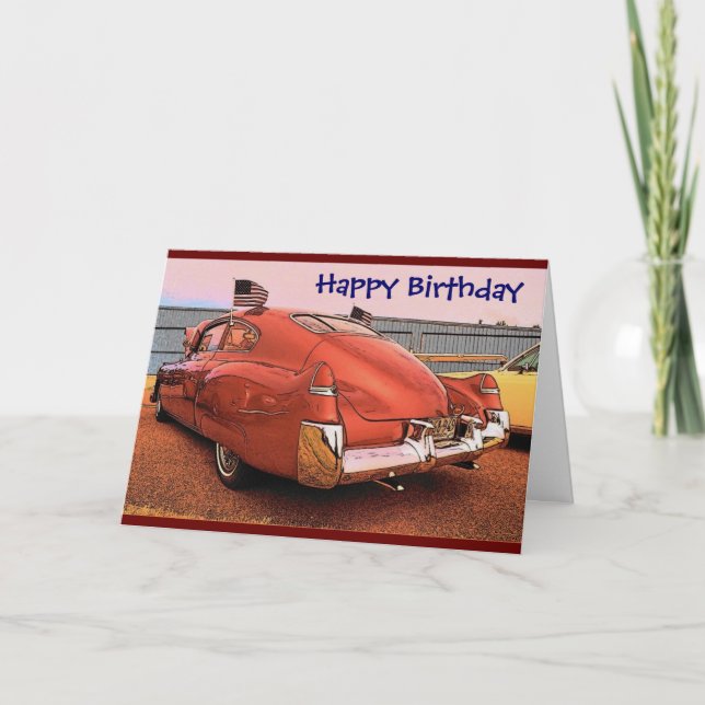 Birthday (Caddy) Card (Front)