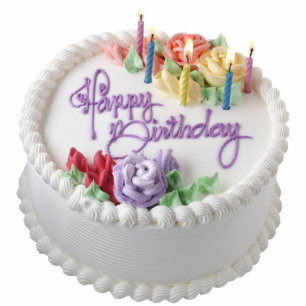 Birthday Cake 1 Pin Cutout