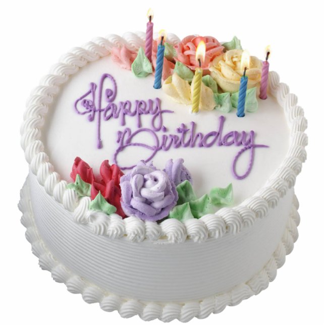 Birthday Cake 1 Pin Cutout (Front)