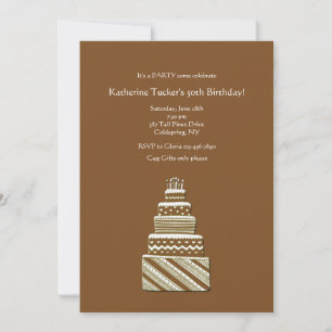 Birthday Cake #2 Party Invitation