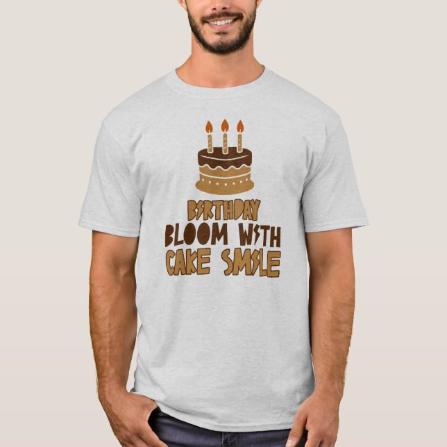 Birthday Cake Bliss Design T-Shirt (Front)