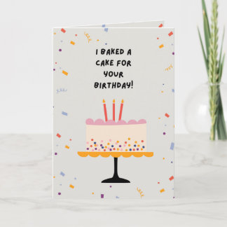Birthday Cake Card