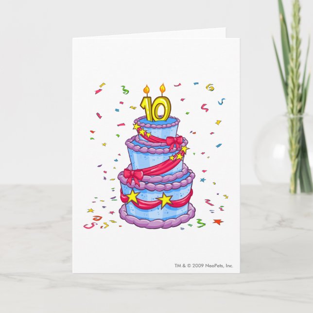 Birthday Cake Card (Front)