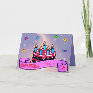 Birthday Cake Card
