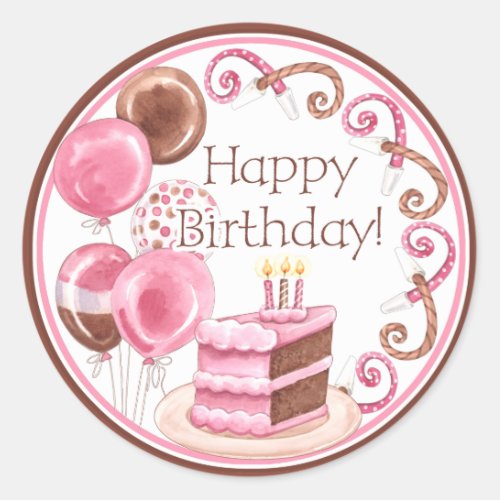 Birthday Cake Envelope Seal