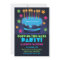 Birthday Cake Glow in the Dark Party Invitations