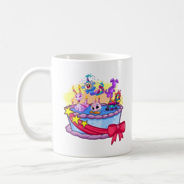 Birthday Cake Group Shot Coffee Mug (Left)