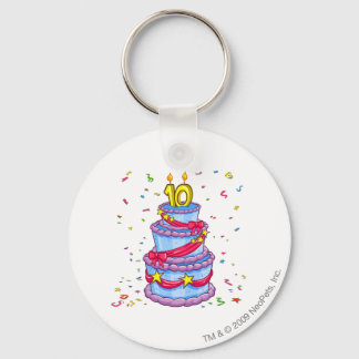 Birthday Cake Keychain