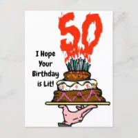 Amazon.com : Liif Birthday Cake On Fire Funny Birthday Card, 3D Greeting  Pop Up Birthday Card, Happy Birthday Card For Men, Women, Her, Him,  Husband, Wife | With Message Note & Envelop |