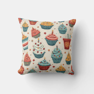 Birthday cake pillow cushion