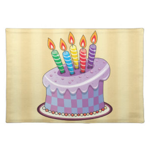 Birthday Cake Placemat