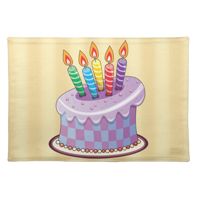 Birthday Cake Placemat (Front)