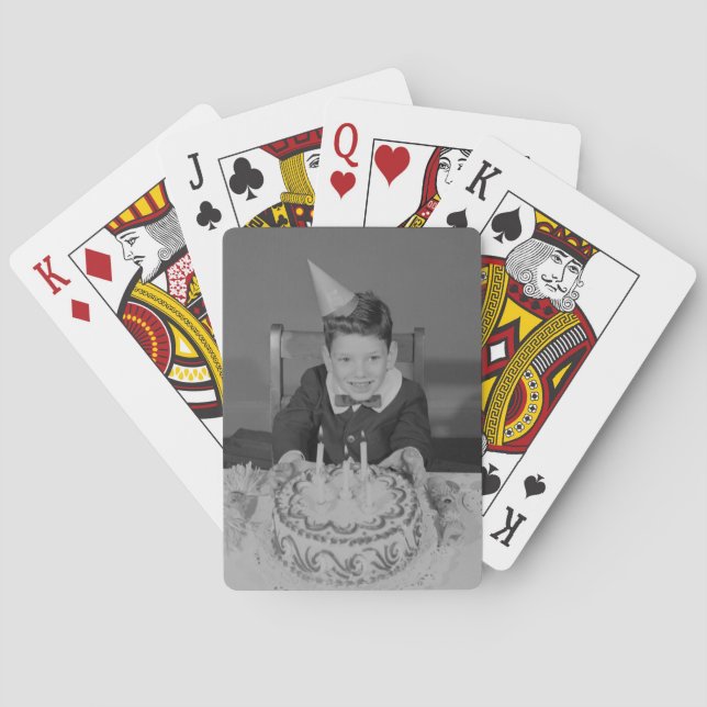 Birthday Cake Poker Cards (Back)