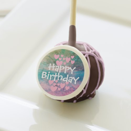 Birthday cake pops by dalDesignNZ one dozen