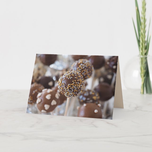 BIRTHDAY CAKE POPS CARD (Front)