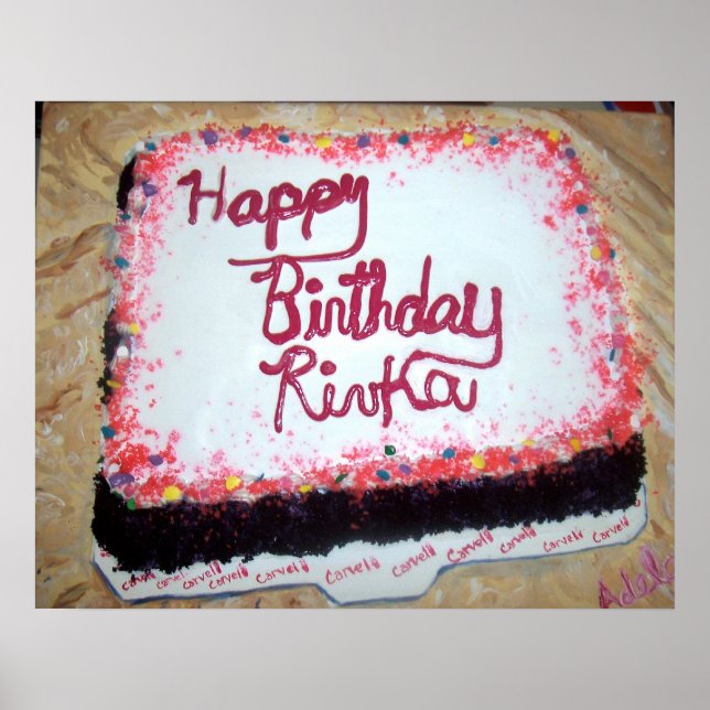 "Birthday Cake" Poster (Front)