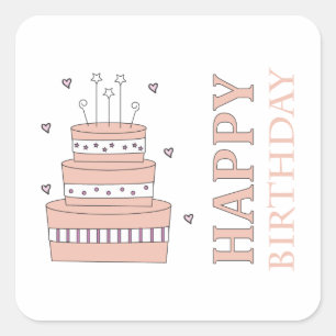 Birthday Cake Sticker