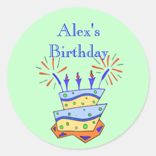Birthday Cake Sticker