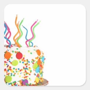 Birthday Cake Stickers