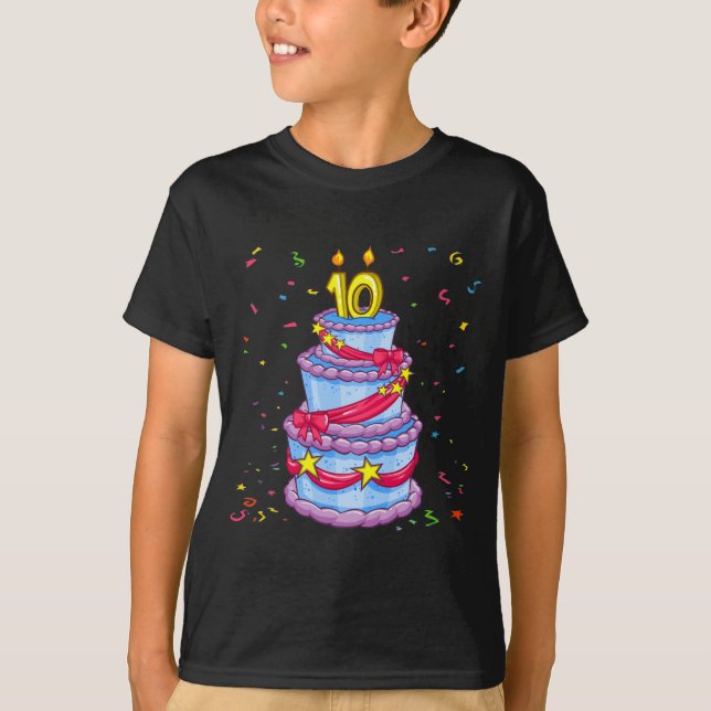 Birthday Cake T-Shirt (Front)
