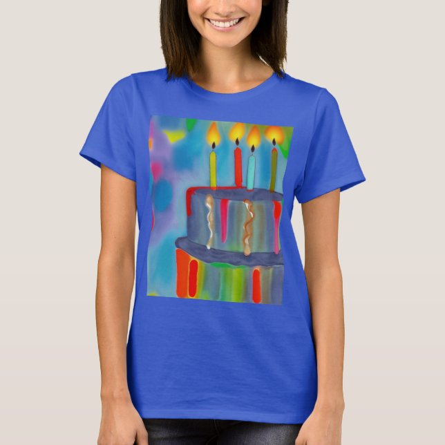 Birthday Cake T-Shirt (Front)