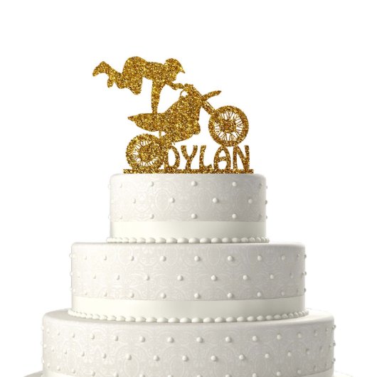 Birthday Cake Topper - Extreme Motocross (Front)